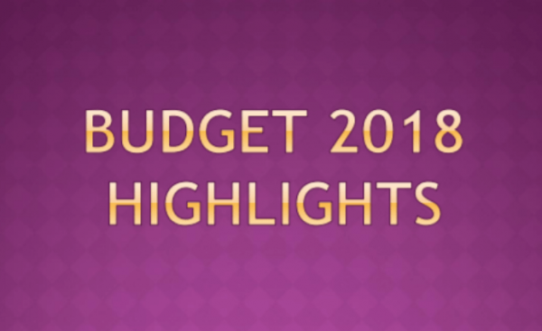 Budget 2018 Highlights - Samdani and Hamirwasia